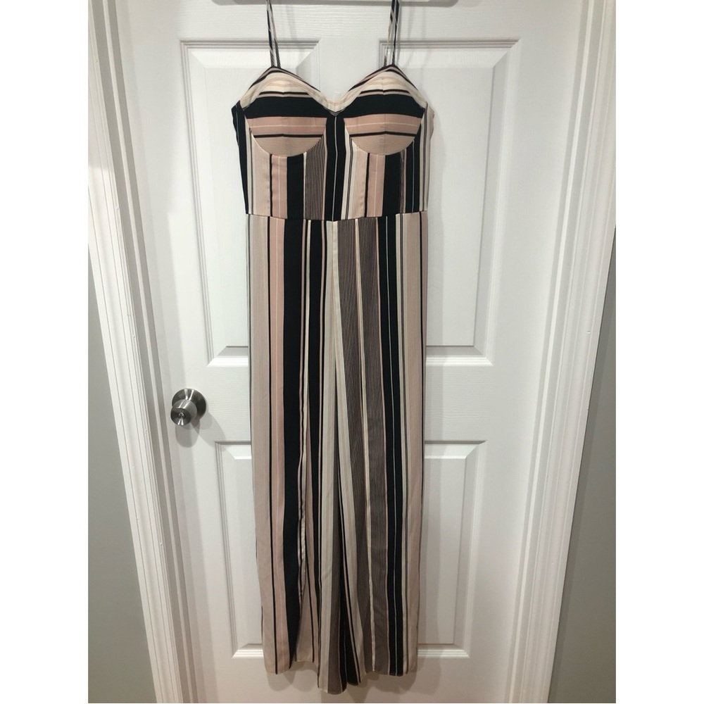 Black, White and Pink Jumpsuit